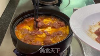番茄鸡蛋牛肉锅的做法步调：15