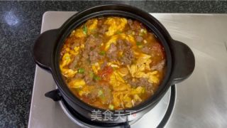 番茄鸡蛋牛肉锅的做法步调：17