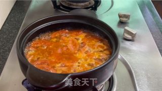 番茄鸡蛋牛肉锅的做法步调：13