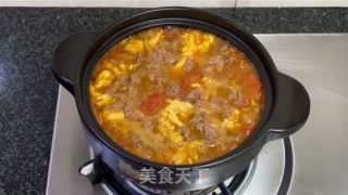 番茄鸡蛋牛肉锅的做法步调：16