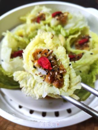 蒜蓉蒸利剑菜花的做法步调：10