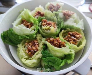蒜蓉蒸利剑菜花的做法步调：8