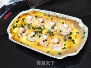 豆腐虾蛋羹的做法步调：4