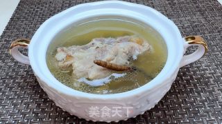 虫草西洋参炖龙骨的做法步调：9