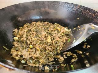 蒜喷鼻干豆角炒肉沫的做法步调：7