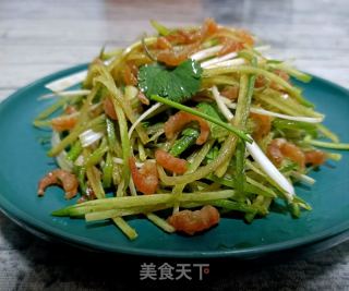 海米拌青萝卜的做法步调：14