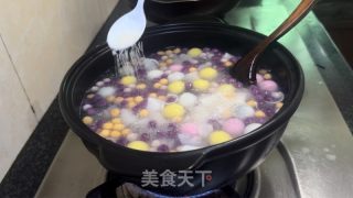 姜薯彩色汤圆的做法步调：10