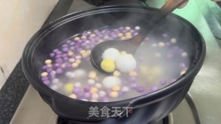 姜薯彩色汤圆的做法步调：7