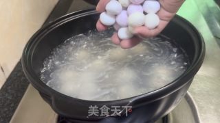 姜薯彩色汤圆的做法步调：5