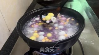 姜薯彩色汤圆的做法步调：11