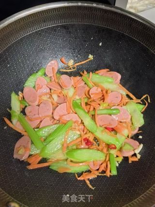 炒米粉的做法步调：6