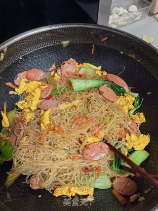 炒米粉的做法步调：8