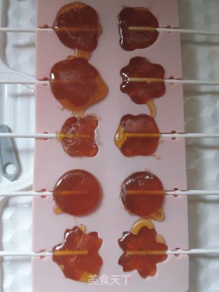 润肺行咳的梨膏棒棒糖的做法步调：8