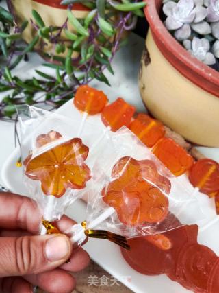 润肺行咳的梨膏棒棒糖的做法步调：10