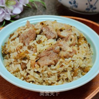 排骨咸菜焖饭的做法步调：13
