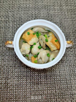 豆腐死蚝煲的做法步调：13